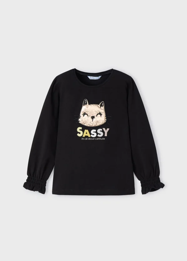 Mayoral Camisola manga franzida menina