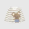 Mayoral Camisola riscas print bebé