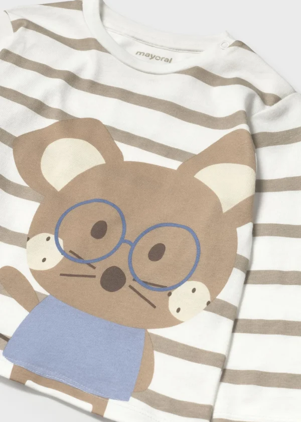 Mayoral Camisola riscas print bebé
