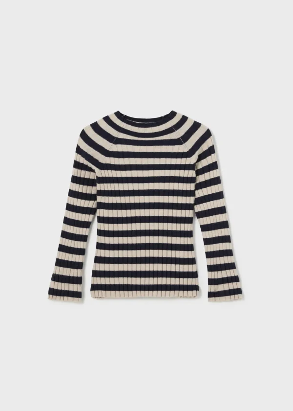 Mayoral Camisola semi cisne canelada menina