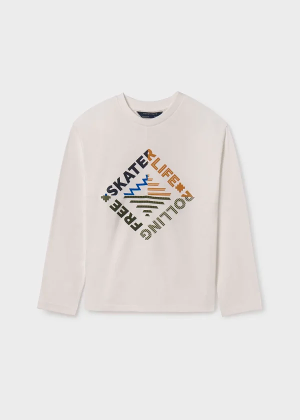 Mayoral Camisola texto e desenho rapaz