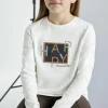 Mayoral Camisola texto lantejoulas rapariga