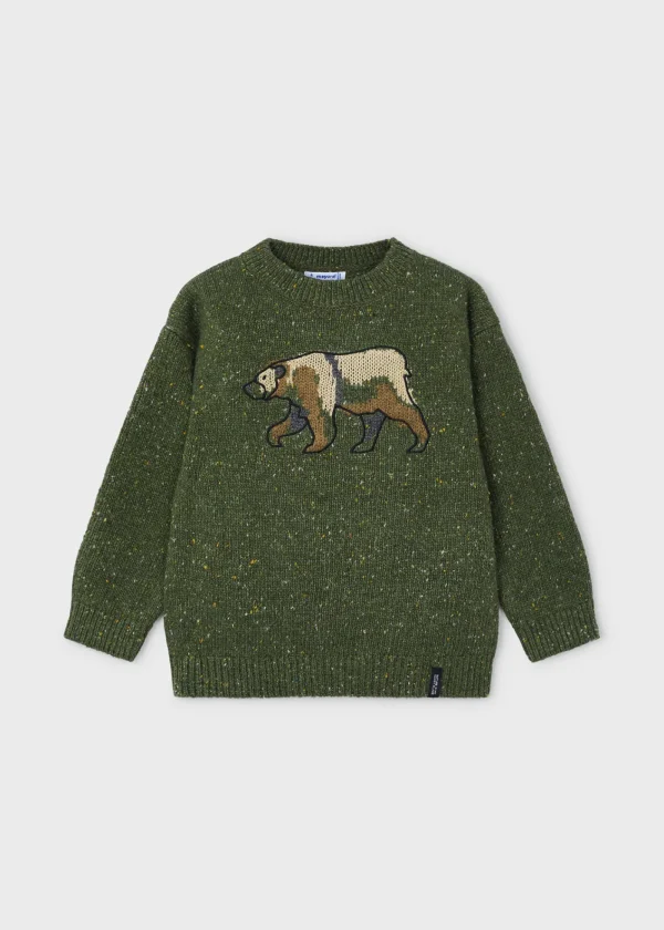 Mayoral Camisola urso intarsia menino