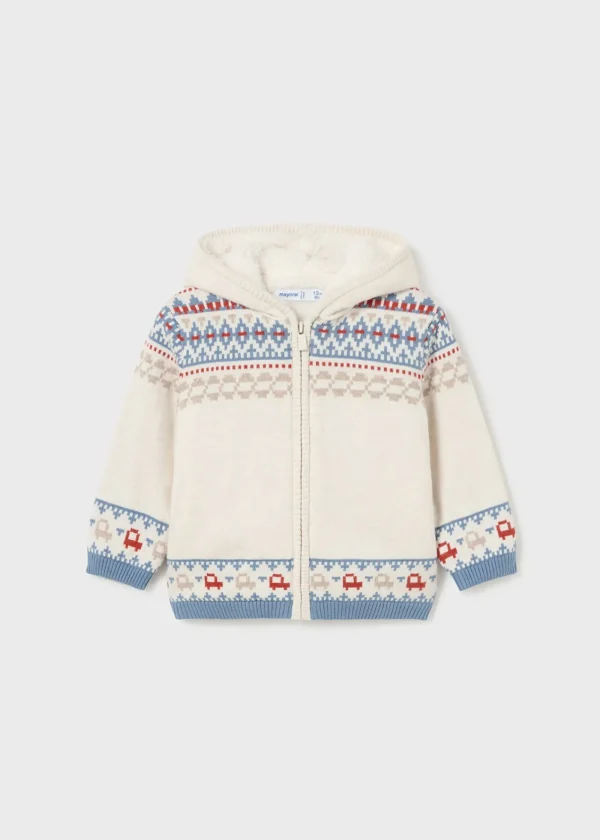 Mayoral Casaco tricot forrado bebé