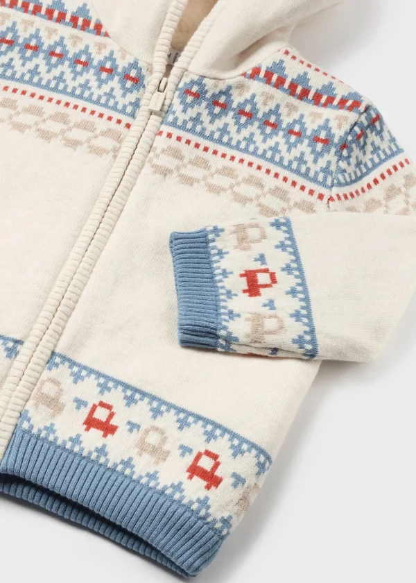 Mayoral Casaco tricot forrado bebé