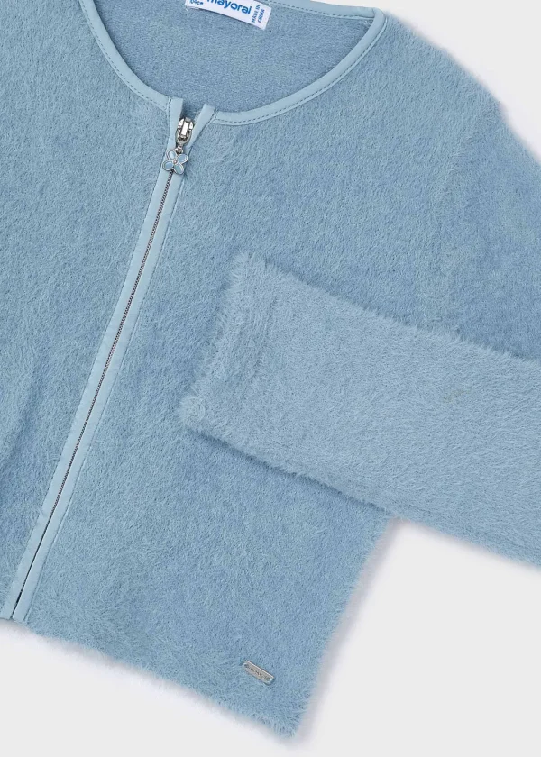 Mayoral Casaco tricot fecho menina