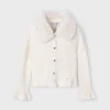 Mayoral Casaco tricot gola pelo menina