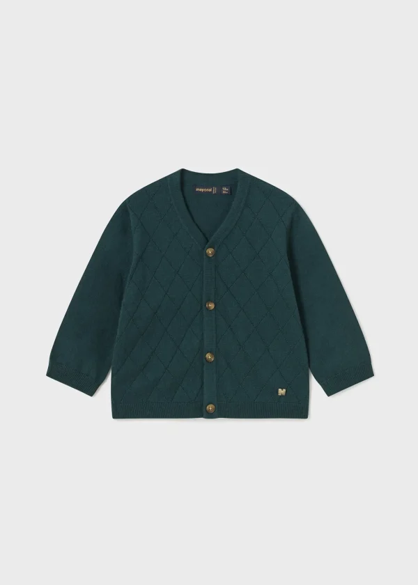 Mayoral Casaco tricot losangos bebé