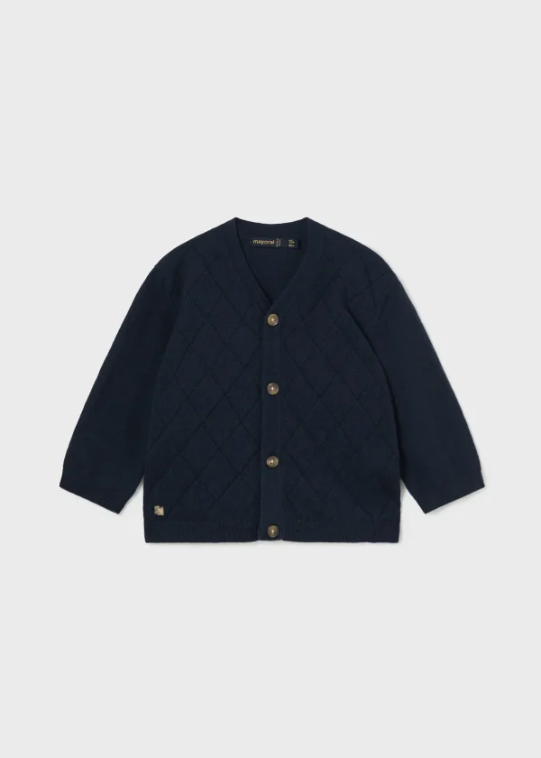 Mayoral Casaco tricot losangos bebé