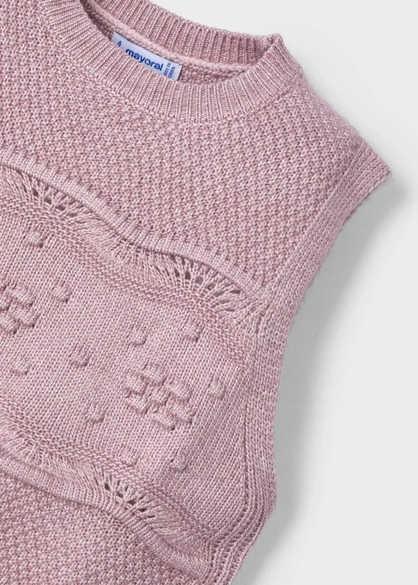 Mayoral Colete tricot menina