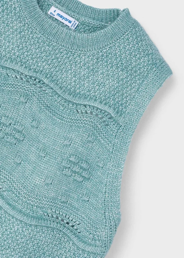 Mayoral Colete tricot menina