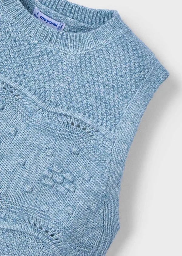 Mayoral Colete tricot menina