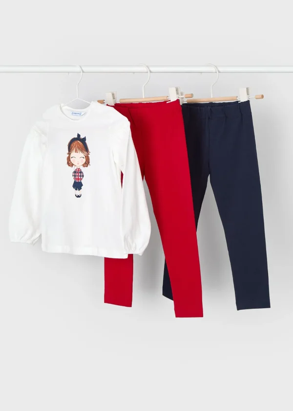 Mayoral Conjunto 2 leggings t-shirt menina
