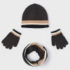 Mayoral Conjunto 3 peças gorro menino