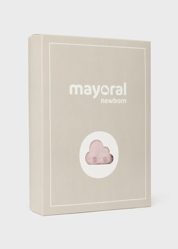 Mayoral Conjunto 3 peças tricot recém nascida