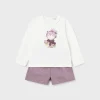 Mayoral Conjunto bermudas e camisa bebé