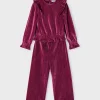 Mayoral Conjunto calças e blusa veludo menina