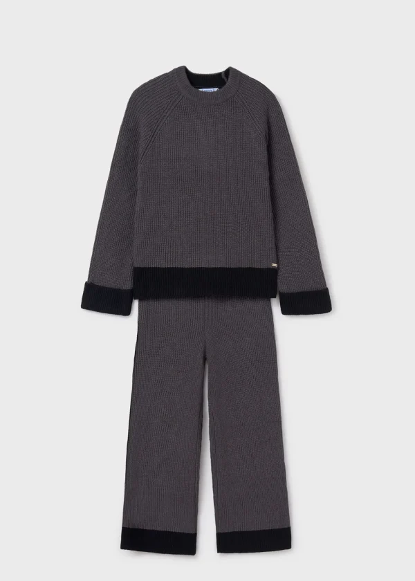 Mayoral Conjunto calças e jersey tricot rapariga