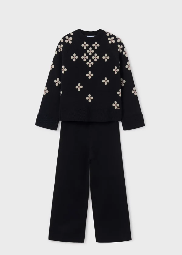Mayoral Conjunto calças e jersey tricot rapariga