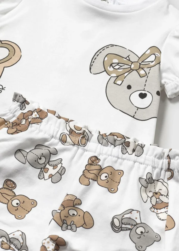Mayoral Conjunto calções e t-shirt recém nascida