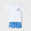 Mayoral Conjunto de banho e t-shirt proteção solar menino