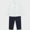 Mayoral Conjunto de calças e camisa bebé