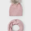 Mayoral Conjunto de gorro e cachecol menina
