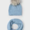 Mayoral Conjunto de gorro e cachecol menina