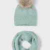 Mayoral Conjunto de gorro e cachecol menina