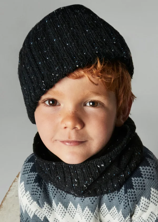 Mayoral Conjunto gorro e cachecol menino