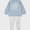 Mayoral Conjunto leggings camurça e sweat menina
