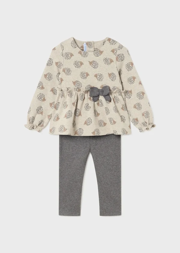 Mayoral Conjunto leggings e sweat bebé