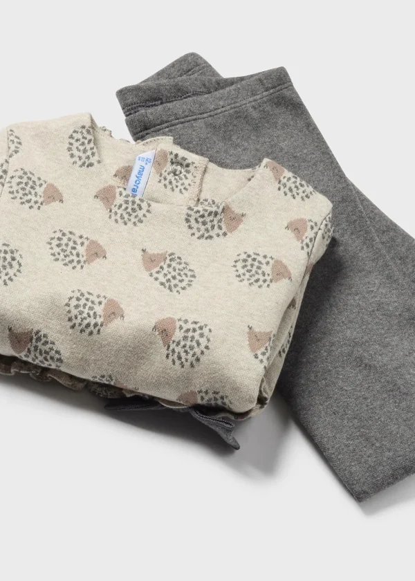 Mayoral Conjunto leggings e sweat bebé