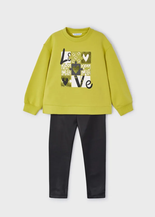 Mayoral Conjunto leggings e sweat menina