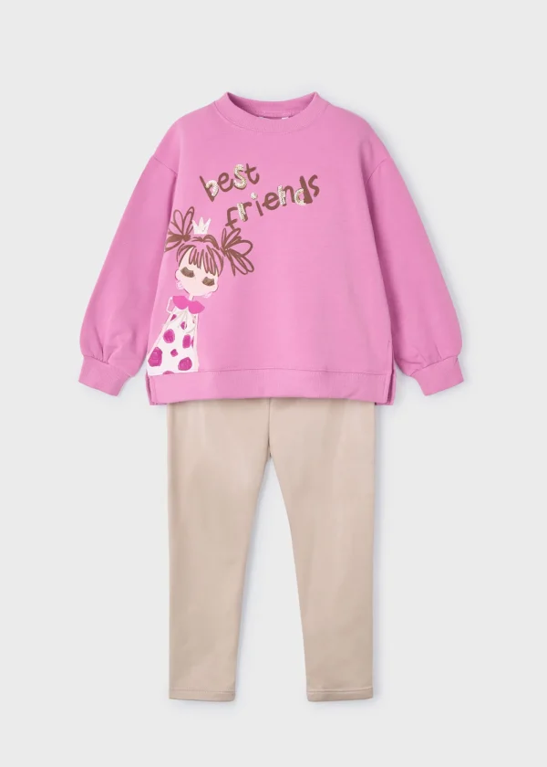 Mayoral Conjunto leggings e sweat menina