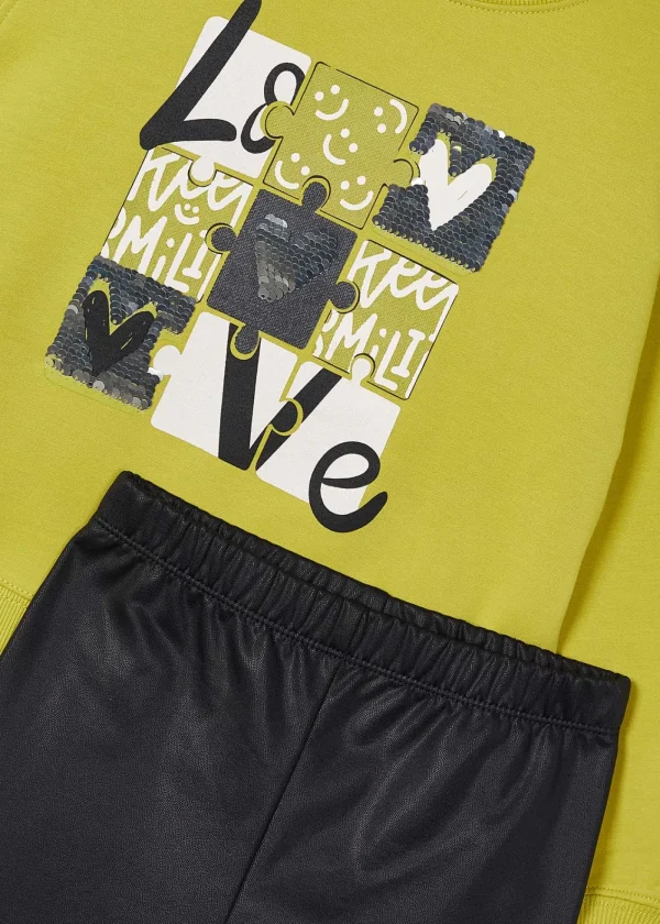Mayoral Conjunto leggings e sweat menina