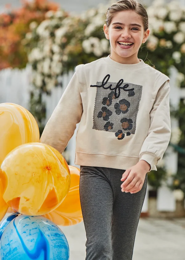 Mayoral Conjunto leggings Flared e sweat rapariga