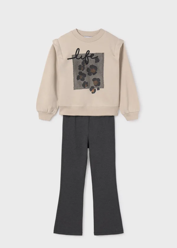 Mayoral Conjunto leggings Flared e sweat rapariga