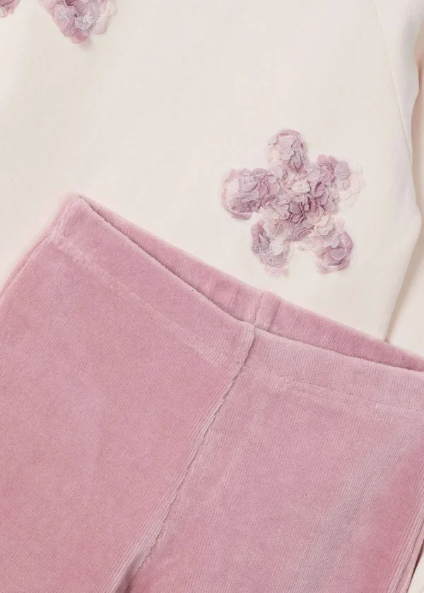 Mayoral Conjunto leggings flores menina