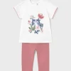Mayoral Conjunto leggings liso e t-shirt bebé