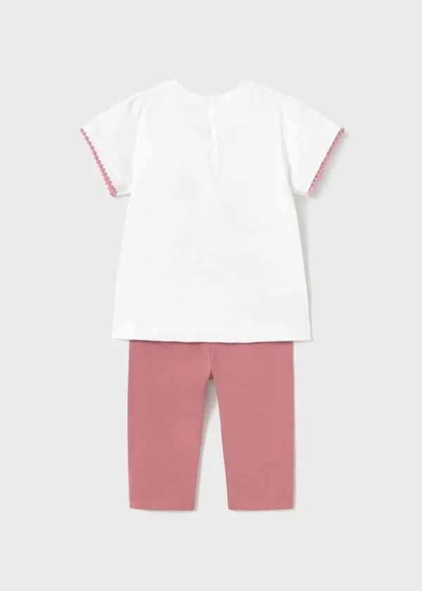 Mayoral Conjunto leggings liso e t-shirt bebé