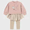 Mayoral Conjunto leggings tutu e sweat bebé