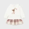 Mayoral Conjunto saia e camisola bebé