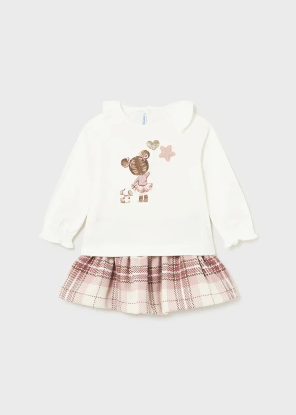 Mayoral Conjunto saia e camisola bebé