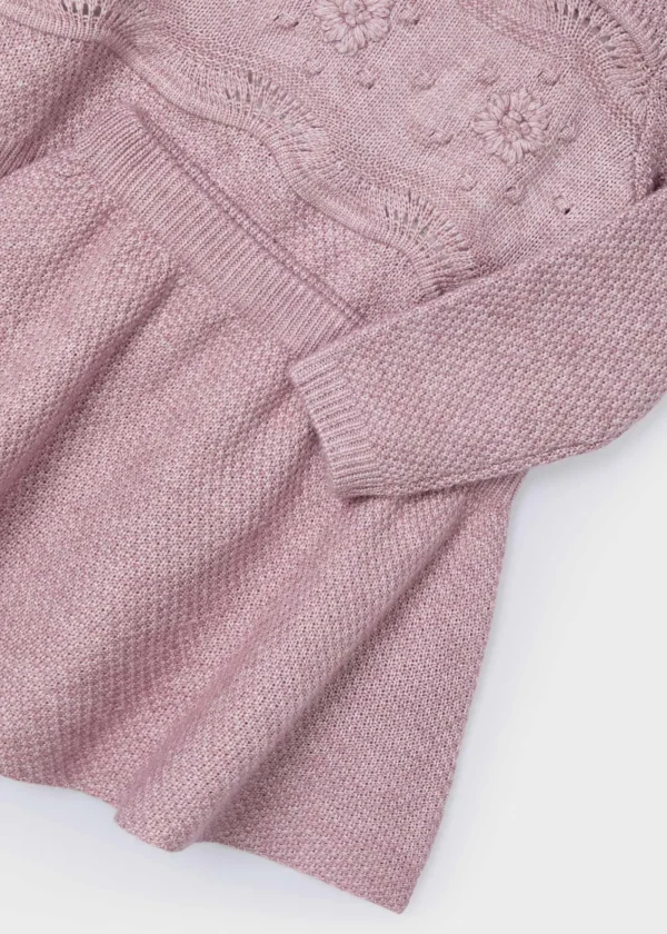 Mayoral Conjunto saia e camisola tricot menina
