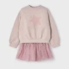 Mayoral Conjunto saia tule e sweat menina