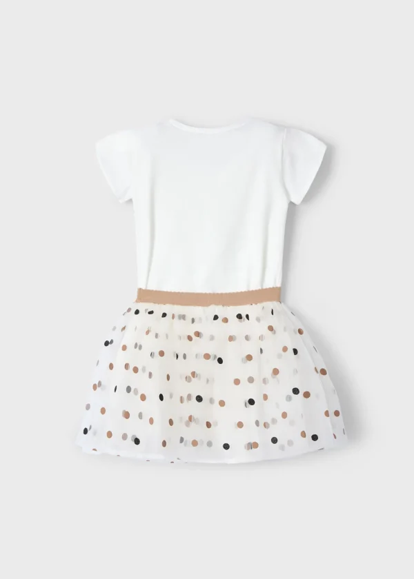 Mayoral Conjunto saia tule e t-shirt menina