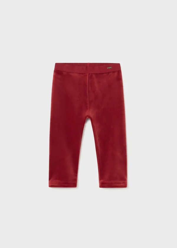 Mayoral Leggings veludo bebé