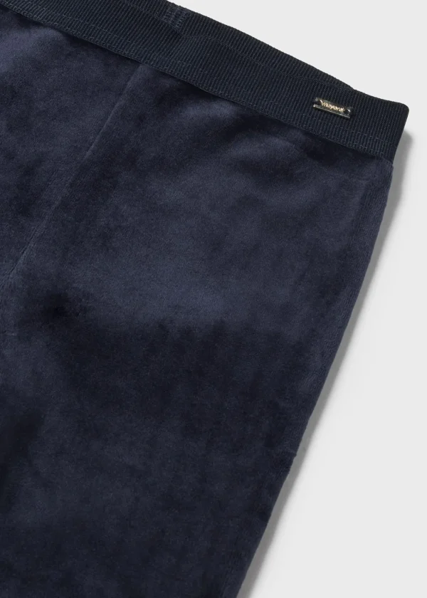Mayoral Leggings veludo bebé