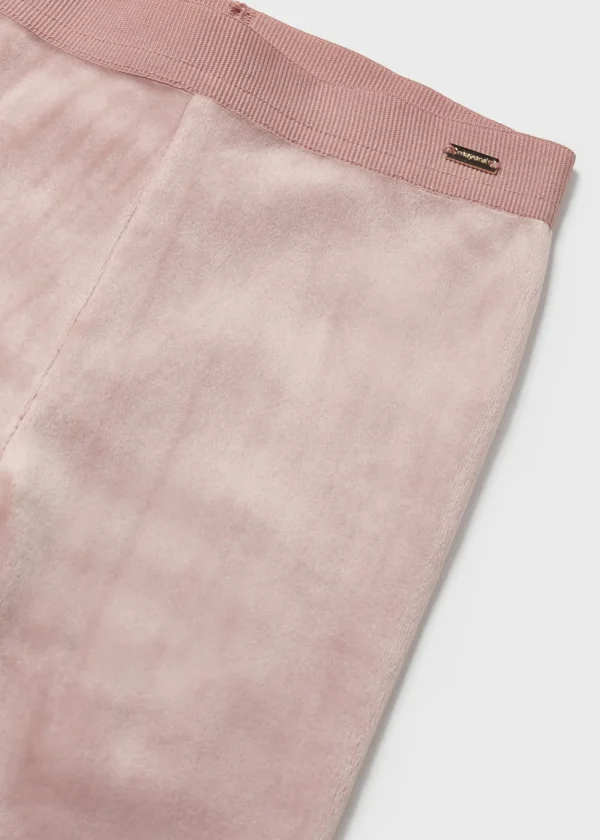 Mayoral Leggings veludo bebé